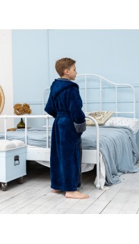 Подростковый махровый халат Хаки Kids Romans 906