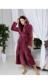 Женский махровый халат "Шарпей" Woman Romance Style 2112
