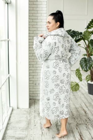 Махровый женский халат Woman Romance Style 2234