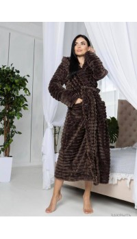 Женский махровый халат "Шарпей" Woman Romance Style 2103