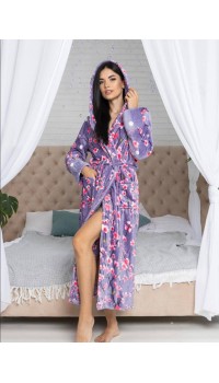 Женский махровый халат сакура Woman Romance Style 26765