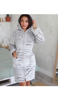Женский махровый короткий  халат Woman Romance Style 2124