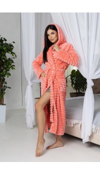 Женский махровый халат "Шарпей" Woman Romance Style 2112