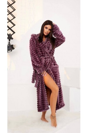 Женский махровый халат "Шарпей" Woman Romance Style 2108