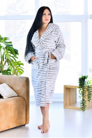 Махровый женский халат Woman Romance Style 2234