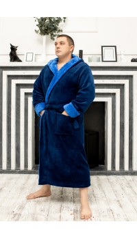 Халат мужской dark blue Romance Style 