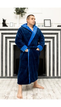 Халат мужской dark blue Romance Style 